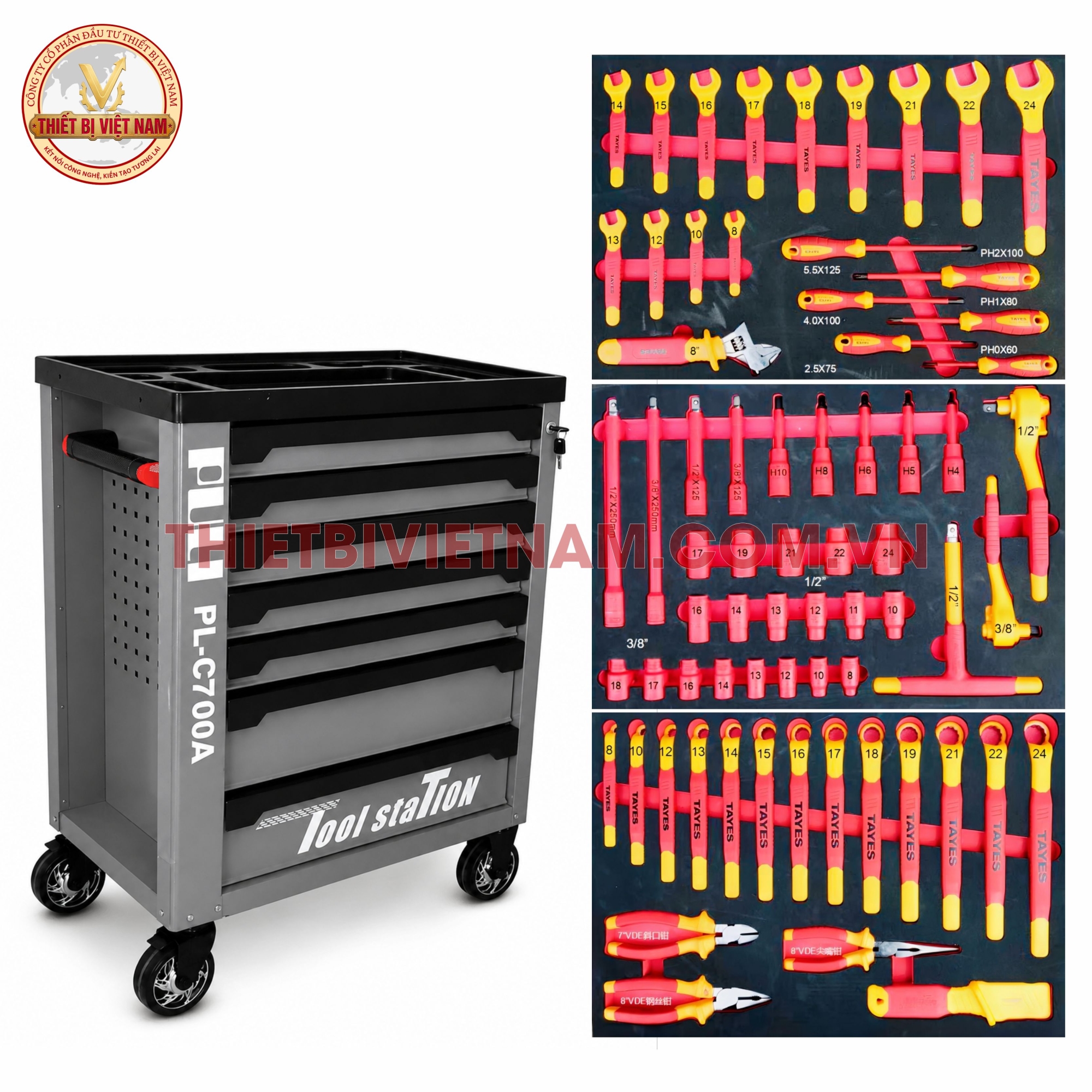 Bộ Dụng Cụ Sửa Chữa Puli 68PCS