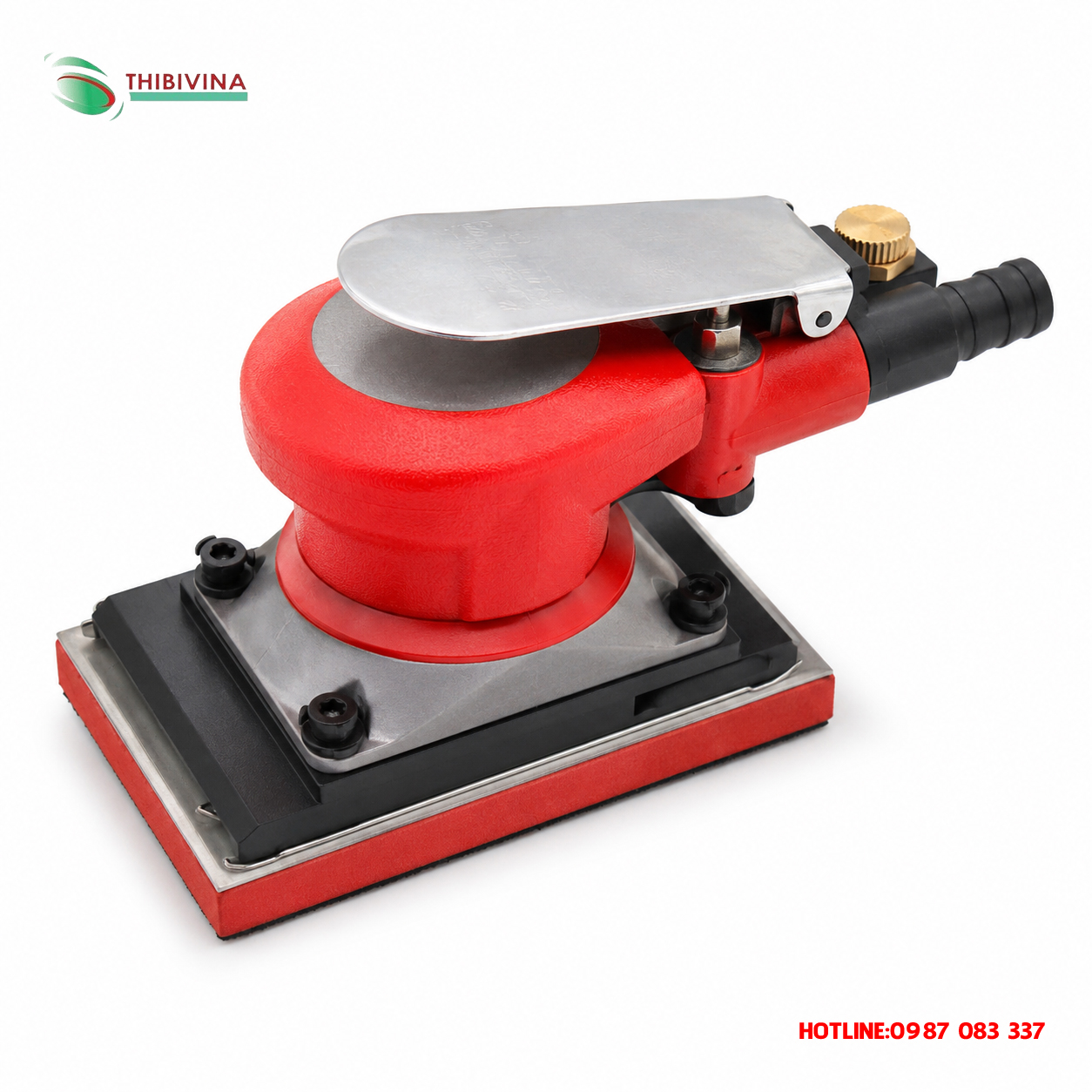 Máy chà nhám vuông khí nén Rotake RT-2141 nhỏ gọn, mạnh mẽ, phù hợp cho garage và xưởng sản xuất.