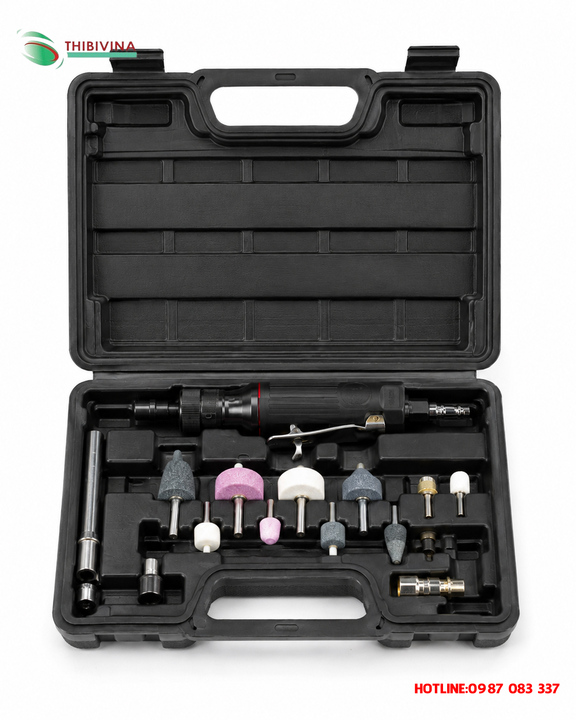 Máy mài khí nén Rotake RT-1206PK hỗ trợ mài lốp, tạo nhám bề mặt và xử lý chi tiết nhỏ nhanh chóng.