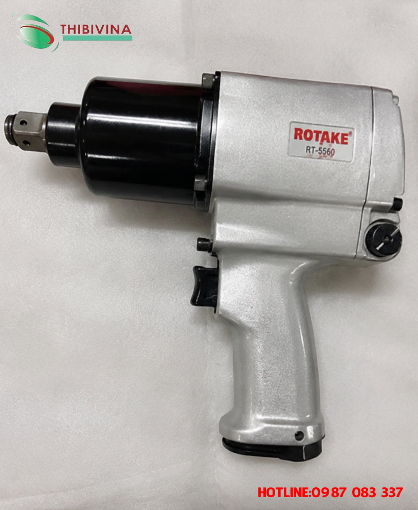 Súng bắn ốc khí nén Rotake RT-5560 giúp tháo mở bulong bánh xe nhanh, khỏe và tiết kiệm sức cho thợ gara
