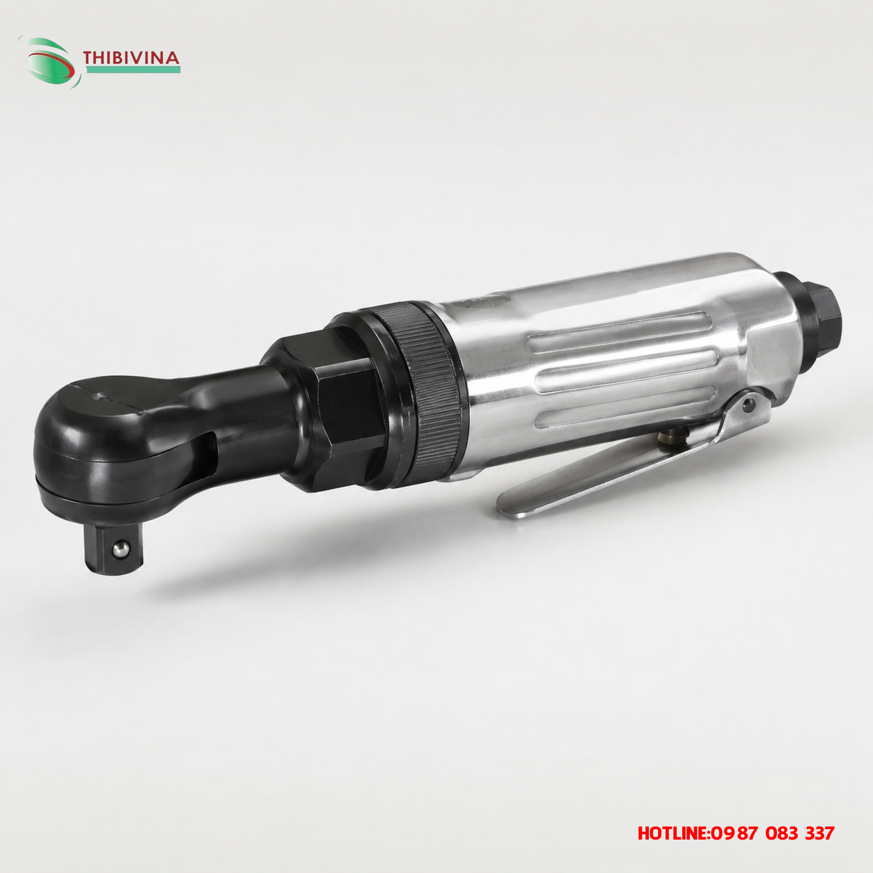 Rotake RT-5220R dùng khí nén, đầu vặn 1/2 inch, phù hợp tháo lắp bu lông cỡ vừa.
