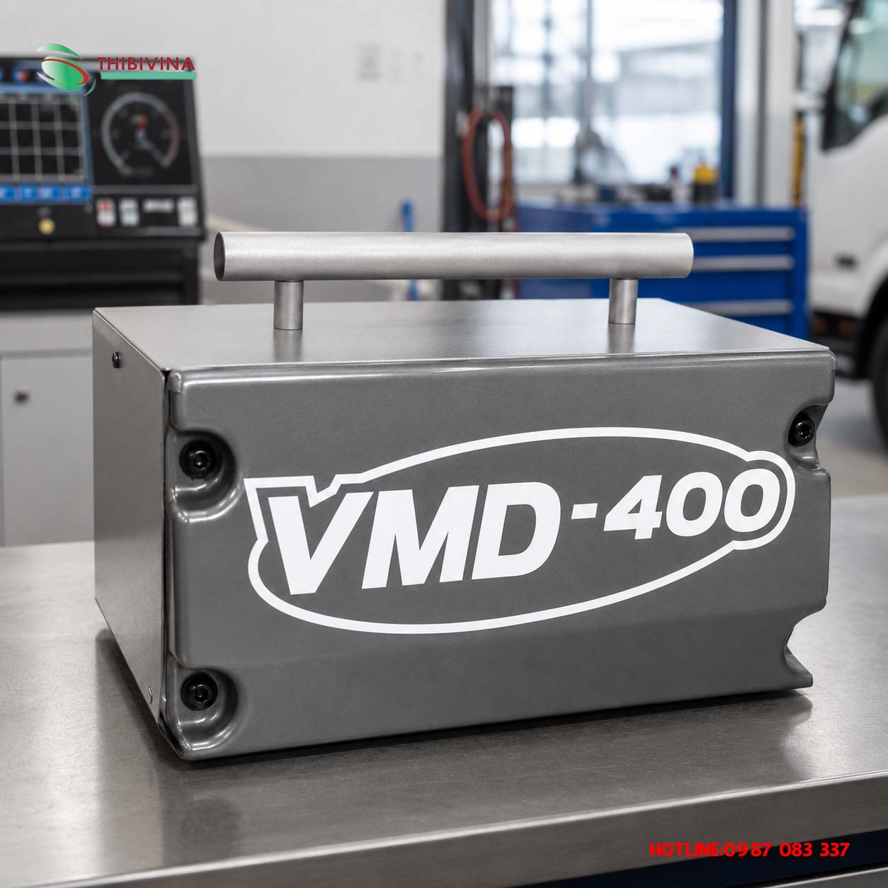 Thiết bị VMD-400 VAMAG kiểm tra khí thải diesel trong gara ô tô