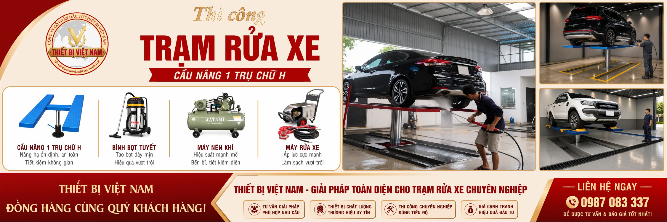 Combo Trạm Rửa Xe