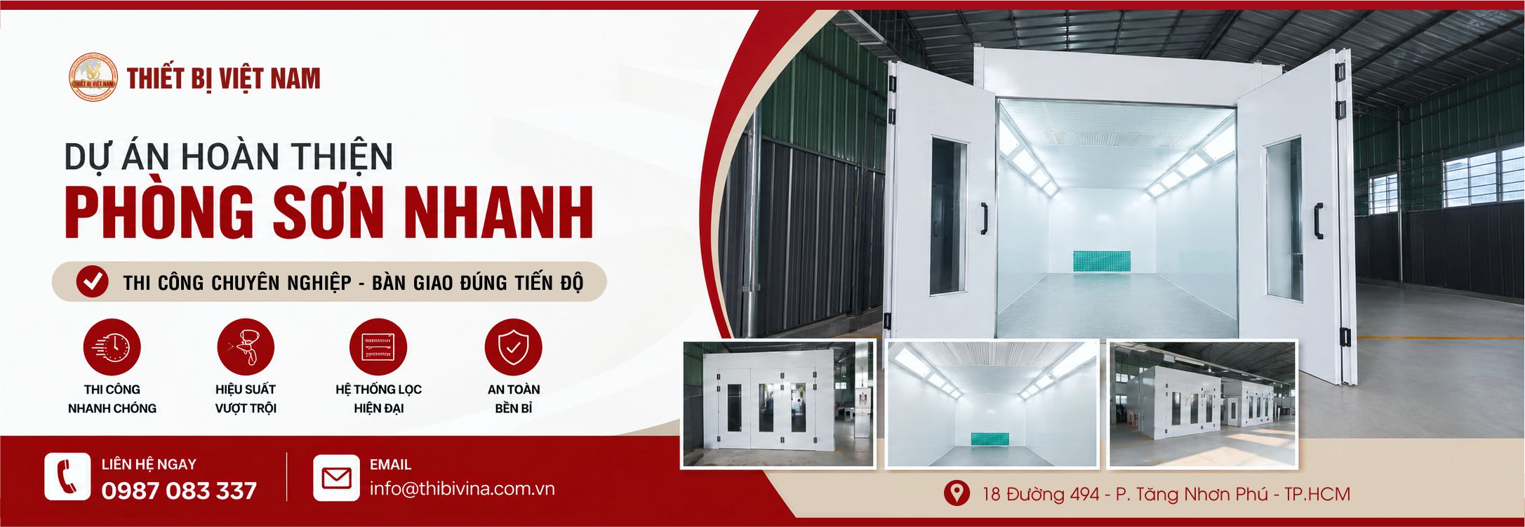 Dự án phòng sơn nhanh ô tô