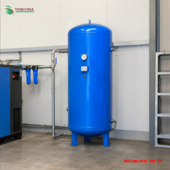 Bình tích khí 1000L áp thử 16 bar