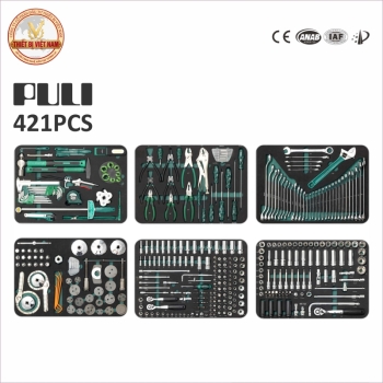 Bộ Dụng Cụ Cầm Tay Sửa Chữa Đa Năng Puli 421PCS
