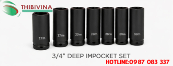 Bộ tuýp dài mở bulong 3/4" 8 chi tiết RT-001K Rotake