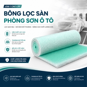 Bông lọc sàn phòng sơn ô tô cao cấp loại 1 LS-1000