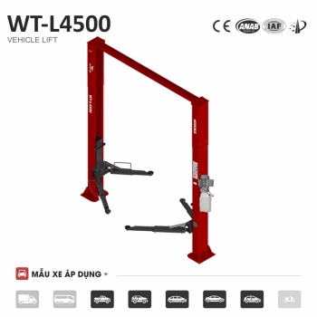 Cầu nâng 2 trụ Watami WT-L4500 4 Tấn - Đỏ