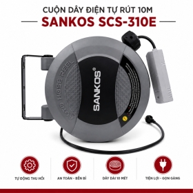 Đánh Giá Chi Tiết Cuộn Dây Điện Tự Rút 10M Sankos SCS-310E Từ A-Z