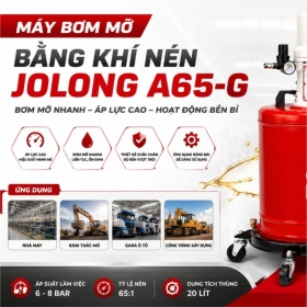 Đánh Giá Máy Bơm Mỡ Bằng Khí Nén Jolong A65-G: Giải Pháp Bảo Dưỡng Công Nghiệp Hiệu Quả