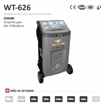 Máy Nạp Gas Điều Hòa Ô Tô Watami WT-626 R134a Grey
