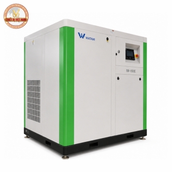 Máy nén khí trục vít không dầu biến tần 20HP Watami IW-15