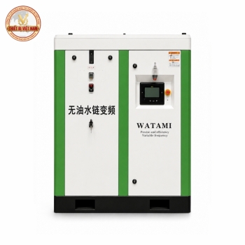 Máy nén khí trục vít không dầu biến tần 50HP Watami IW-37
