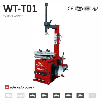 Máy Ra Vào Vỏ Lốp Ô Tô WATAMI WT-T01 (Màu Đỏ)