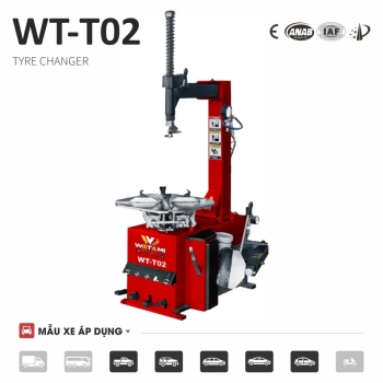 Máy Ra Vào Vỏ Lốp Ô Tô WATAMI WT-T02 (Màu Đỏ)