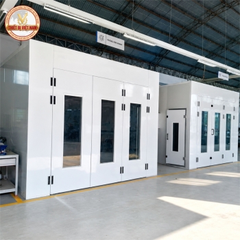 Phòng sơn nhanh ô tô Loại 1 quạt Hút 4KW không sàn granting - PSN 0003
