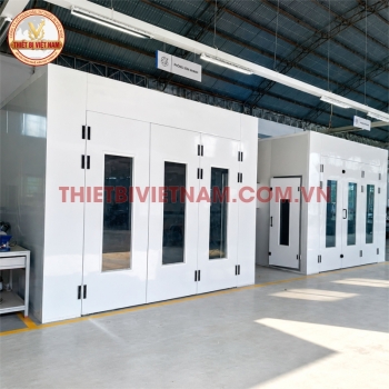 Phòng sơn nhanh ô tô Loại 1 quạt Hút 4KW không sàn granting - PSN 0003