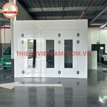 Phòng sơn ô tô tiêu chuẩn âm sàn 2 quạt 4KW W0407