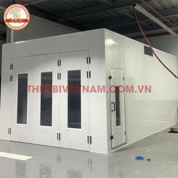 Phòng sơn ô tô tiêu chuẩn âm sàn 2 quạt 4KW W0407