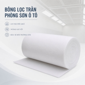 Tác hại của việc sử dụng bông lọc trần phòng sơn kém chất lượng