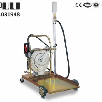 Xe Đẩy Thùng Phuy Có Trụ Bơm Nhớt Và Cuộn Dây Rulo Tự Rút PULI 71031948